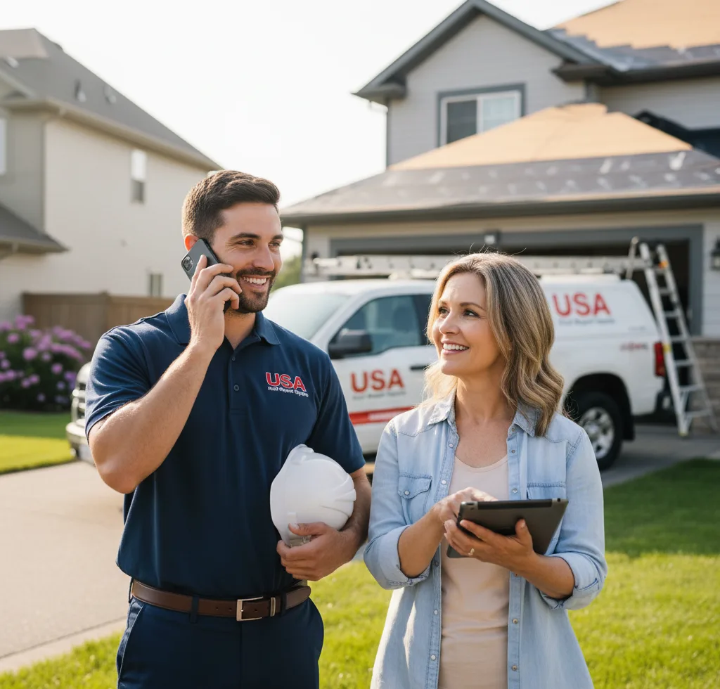 USA Roof Repair Experts customer support in Lonedell